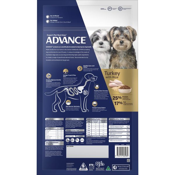 Advance Turkey and Rice Maltese Adult Dog Dry Food 13kg Cheap