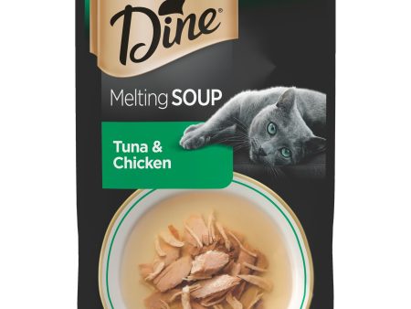 Dine Melting Soups Cat Adult Bonito & Chicken 40g Fashion