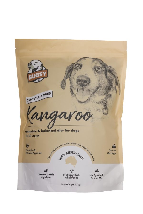 Bugsy Air Dried Dog Food Kangaroo For Discount