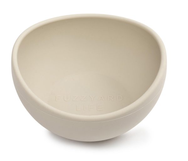 FuzzYard Life Silicone Dog Bowl Sandstone on Sale