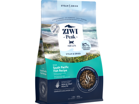 Ziwi Peak Steam & Dried Wild South Pacific Fish Dry Cat Food Online now