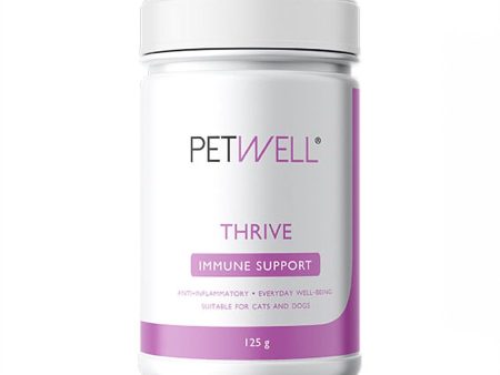 Petwell Thrive Dog and Cat Supplement Immune Support 125g Discount