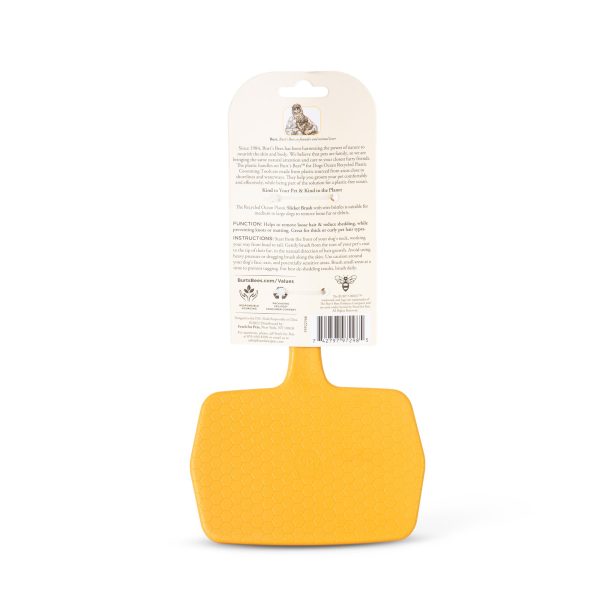 Burt s Bees Ocean Bound Plastic Slicker Dog Brush Online Sale