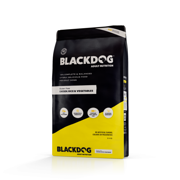 Blackdog Adult Chicken Rice & Vegetables Dry Dog Food 9kg For Discount