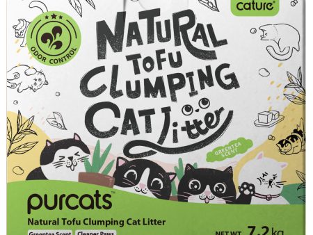 Cature Natural Tofu Clumping Green Tea Cat Litter Fashion