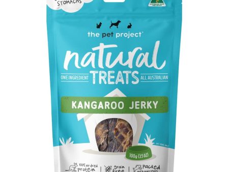 The Pet Project Dog Treat Kangaroo Jerky 100g Sale