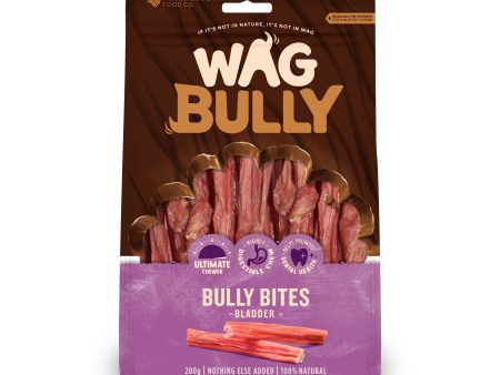 WAG Dog Treat Bully Bites 200g Cheap