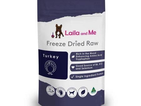 Laila & Me Freeze Dried Raw Turkey Dog and Cat Treats 60g For Discount