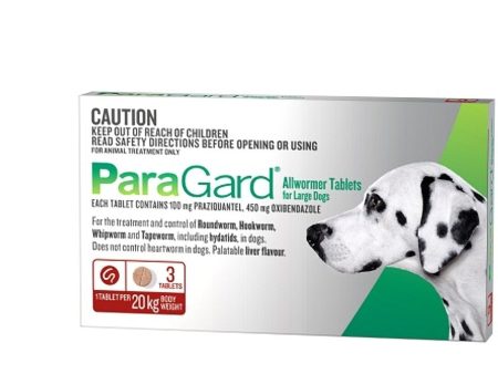 Paragard Large Dog Over 20kg 3 Pack For Cheap