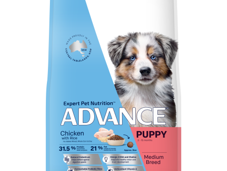 Advance Chicken and Rice Medium Breed Puppy Dry Dog Food Fashion