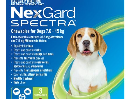 Nexgard Spectra Medium Dog Chews 7.6-15kg Online