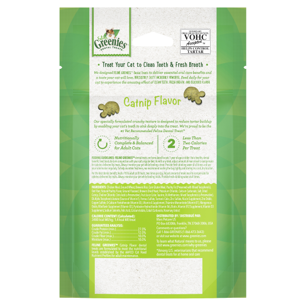 Greenies Cat Dental Health Treats Catnip Cheap