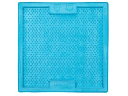 Lickimat Classic Soother Slow Feeder Cat Mat Turquoise For Discount