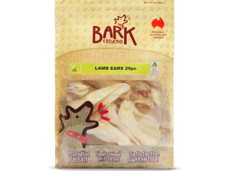 Bark And Beyond Lamb Ears Dog Treats 25 Pack Sale