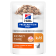 Hill s Prescription Diet k d Kidney Care Chicken Cat Food Pouches 85g x 12 on Sale