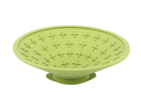 LickiMat Splash Slow Feeder with Suction Cup Dog Mat Green Online now