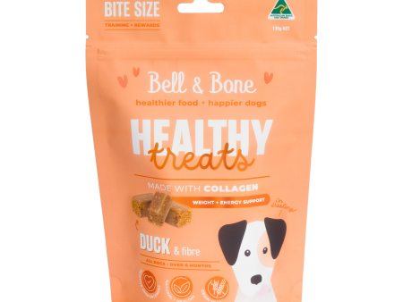 Bell & Bone Healthy Treats Weight + Energy Support Duck & Fibre Dog Treats 130g Discount