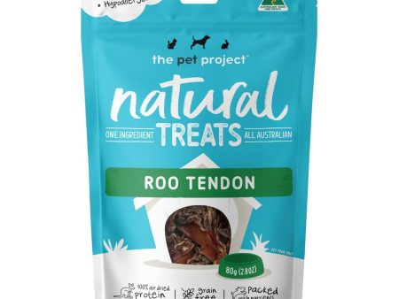 The Pet Project Dog Treat Kangaroo Tendon 80g For Cheap