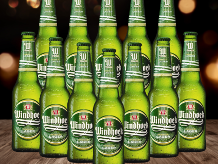 Windhoek Premium Namibian Lager 330ml Bottles (12 Pack) - 4.0% ABV For Cheap