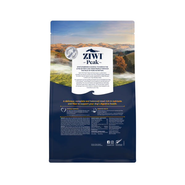 Ziwi Peak Steam & Dried Cage Free Chicken With Orchard Fruits Dry Dog Food Cheap