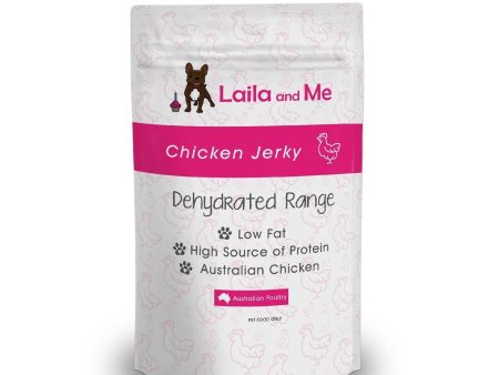 Laila & Me Dehydrated Australian Chicken Jerky Dog and Cat Treats 80g Supply