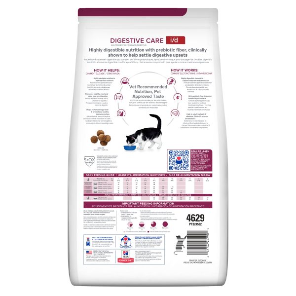 Hill s Prescription Diet i d Digestive Care Dry Cat Food 1.8kg Supply