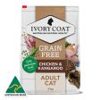 Ivory Coat Adult Grain Free Chicken & Kangaroo Dry Cat Food Online now