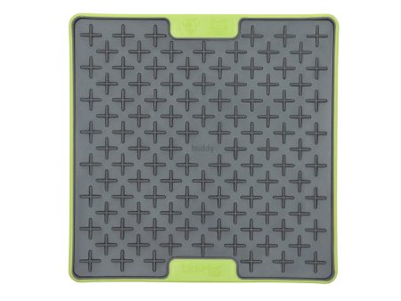 LickiMat Tuff Buddy Slow Feeder Dog Mat Green Online now