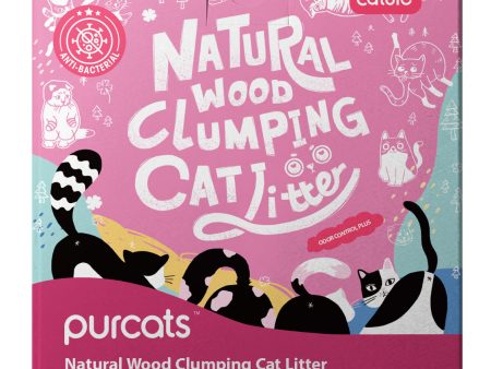 Cature Natural Wood Clumping Odor Control Plus Cat Litter Discount