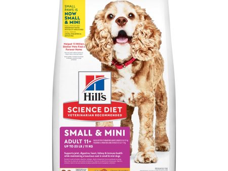 Hill s Science Diet Adult 11+ Senior Small and Mini Senior Dry Dog Food 2.04kg Hot on Sale