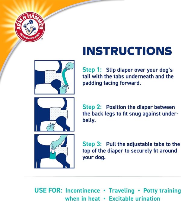 Arm and Hammer Dog Diapers Supply