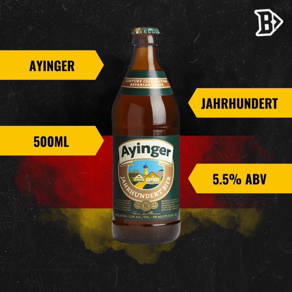 Ayinger Jahrhundert Bier 500ml Bottles - 5.5% ABV (12 Pack) Fashion