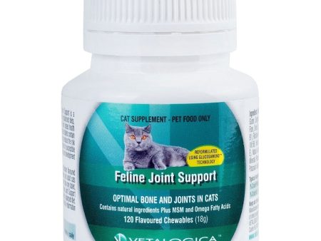 Vetalogica Feline Joint Support Supplement 120 Pack For Discount