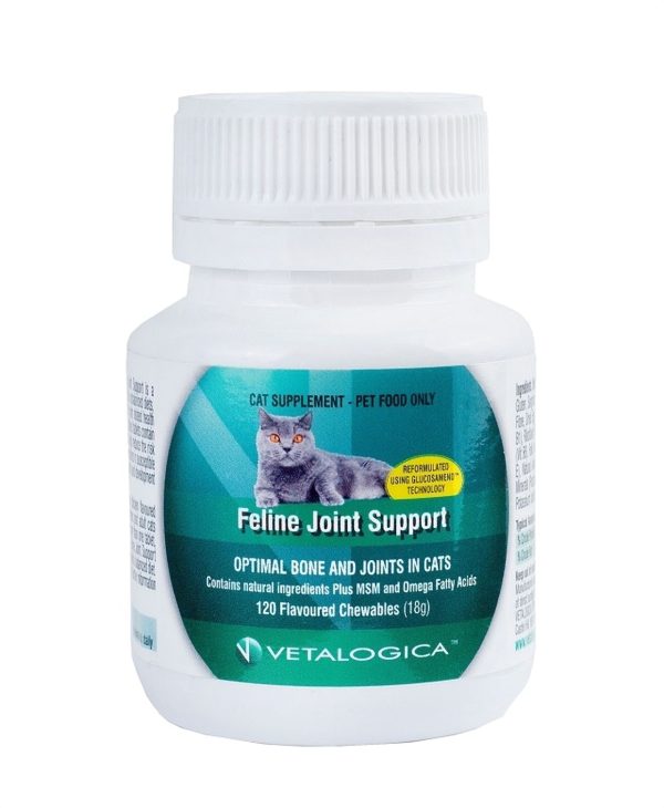 Vetalogica Feline Joint Support Supplement 120 Pack For Discount