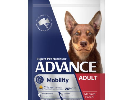 Advance Chicken and Rice Medium Breed Adult Mobility Dog Dry Food 13kg For Cheap