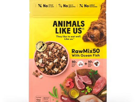 Animals Like Us RawMix50 with Ocean Fish Dog Food For Sale