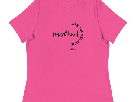 Barn Hunt Women s Relaxed T-Shirt Online Hot Sale