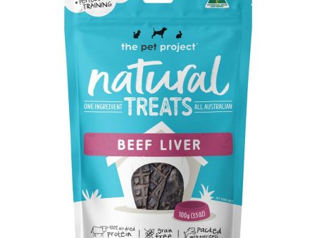 The Pet Project Dog Treat Beef Liver 100g Fashion