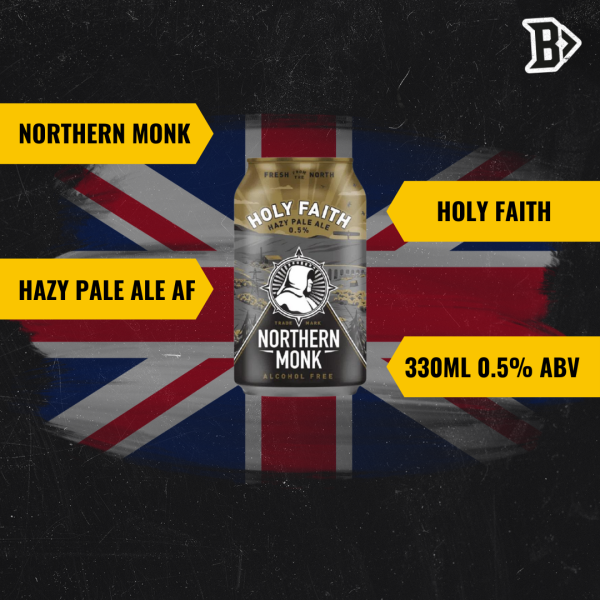 Northern Monk Holy Faith 0.5% ABV 330ml Can (12 Pack) Online now