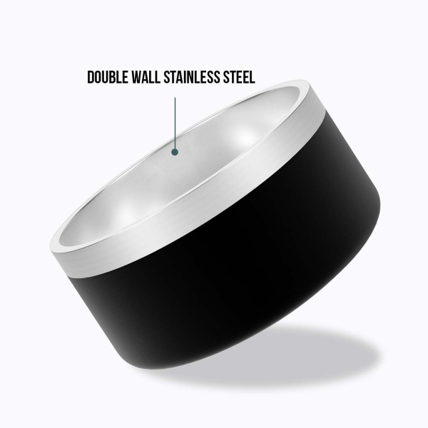 Dazy Dog Dura Stainless Steel Dog Bowl Black on Sale