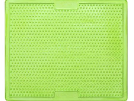 Lickimat Classic Soother Slow Feeder Dog Mat Green X Large Cheap