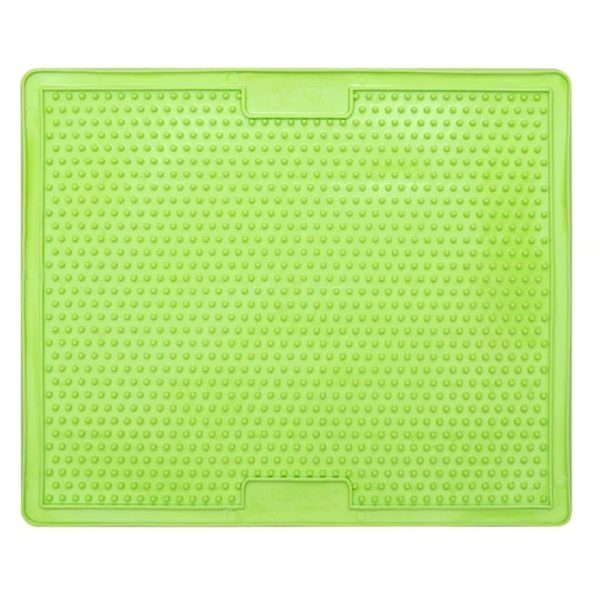 Lickimat Classic Soother Slow Feeder Dog Mat Green X Large Cheap