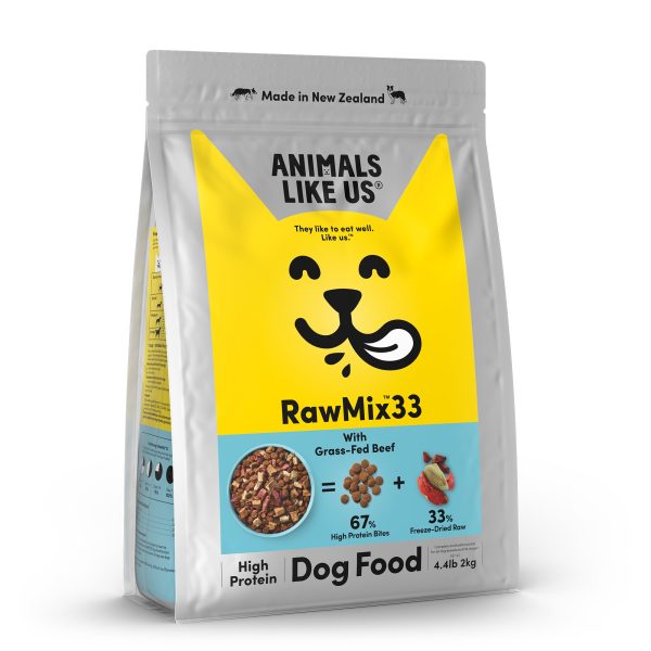 Animals Like Us RawMix33 with Grass-Fed Beef Dog Food 2kg Online Hot Sale