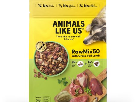 Animals Like Us RawMix50 with Grass-Fed Lamb Dog Food Online now