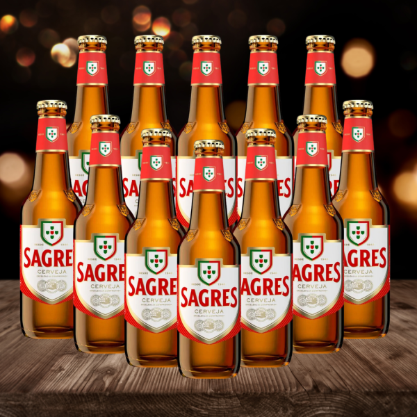 Sagres Cerveja Portuguese Lager 330ml Bottles - 5.1% ABV (12 Pack) Online