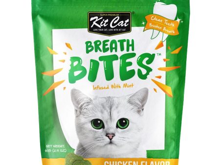 Kit Cat Breath Bites Cat Treat Chicken 60g Discount