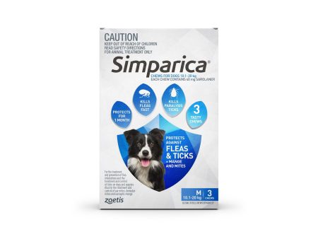 Simparica Medium Dog Chews 10.1-20kg Online