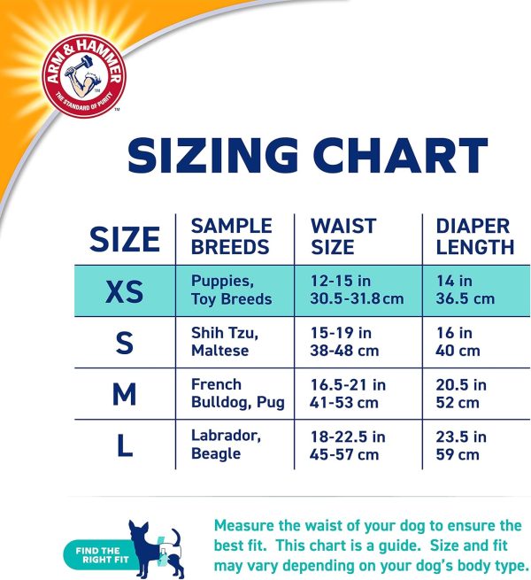 Arm and Hammer Dog Diapers Supply