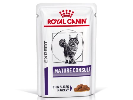 Royal Canin Veterinary Diet Mature Consult Wet Cat Food 85g x 12 For Cheap