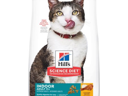 Hill s Science Diet Adult 11+ Senior Indoor Dry Cat Food Online